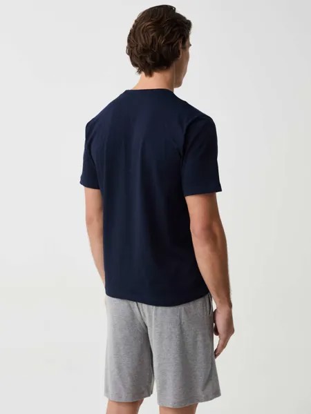 Короткая пижама в технологичном стиле Ovs, цвет dark blue