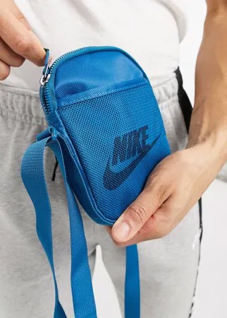 Бирюзовая сумка-кошелек на пояс Nike Heritage-Голубой