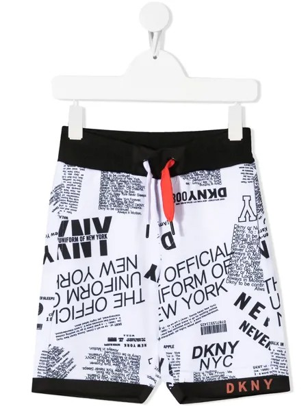 Dkny Kids шорты-бермуды с логотипом