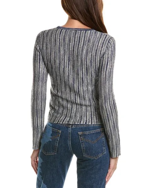 Свитер Missoni из смесовой шерсти, синий