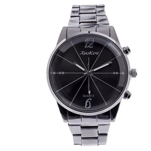 Наручные часы Сима-ленд 4470089, мультиколор, серый
