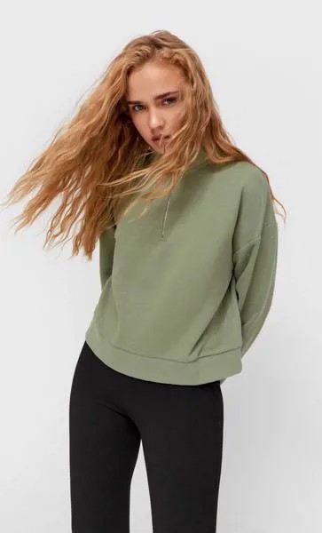 Stradivarius Худи С Молнией Multicolor M