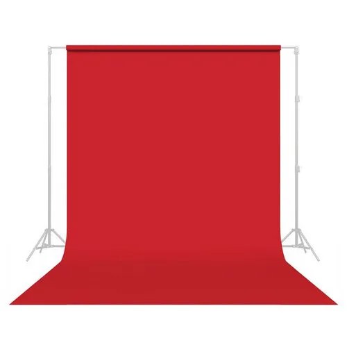 Фон бумажный 272x1100 см цвет красный Savage (8-12) Primary Red