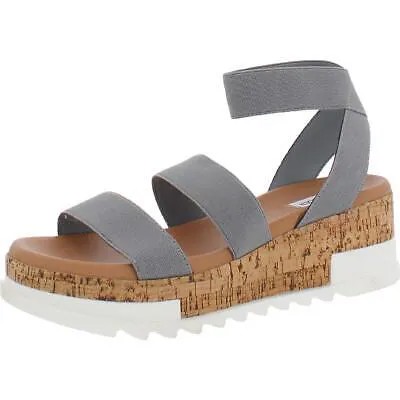 Женские босоножки на танкетке Steve Madden Bandi с пробковыми ремешками BHFO 4069