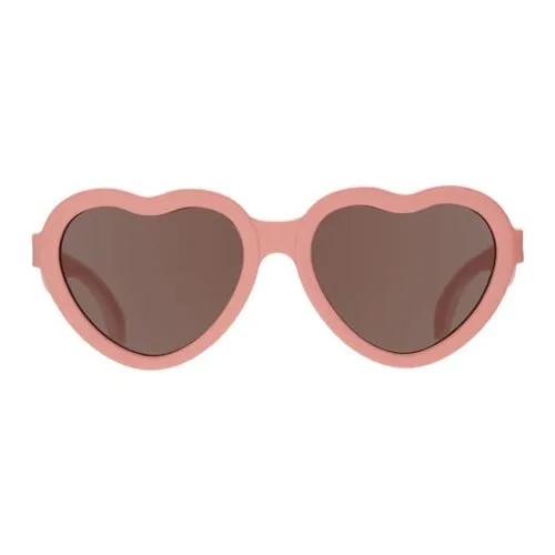 Солнцезащитные очки Babiators, сердце, гибкая оправа/дужки, ударопрочные, со 100% защитой от УФ-лучей, для девочек, красный