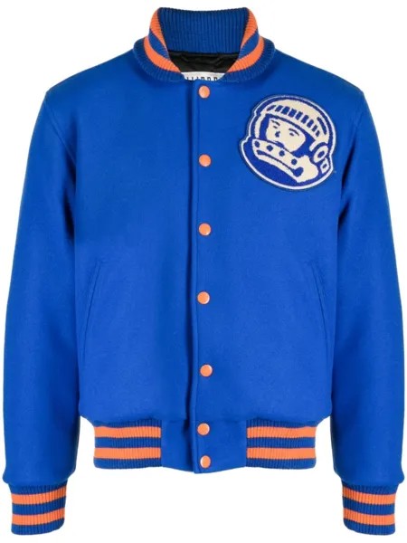 Полосатый бомбер с нашивкой-логотипом Billionaire Boys Club, синий