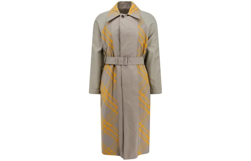 Тренчкот мужской серый Burberry, серый