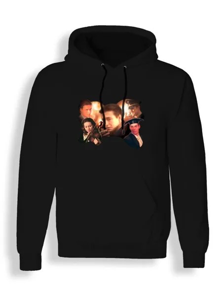 Худи унисекс СувенирShop Бригада/Саша Белый/Космос/Пчела/Фил 7 черное S