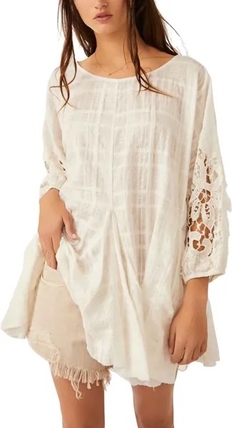 Туника Free People White Shores Tunic, цвет Optic White