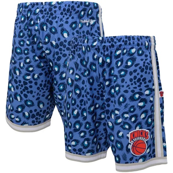 Мужские шорты Mitchell & Ness x Uninterrupted синего/белого цвета New York Knicks Hardwood Classics Swingman