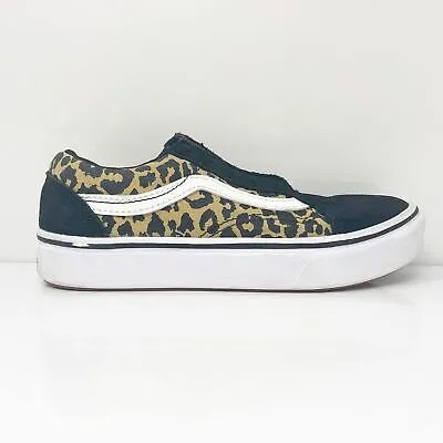 Vans Girls Ward 721356 Черная повседневная обувь Кроссовки Размер 1