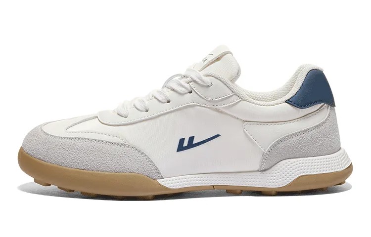 Кроссовки WARRIOR Lifestyle Shoes Unisex Low-top Beige/Dark Blue, бежевый/темно-синий
