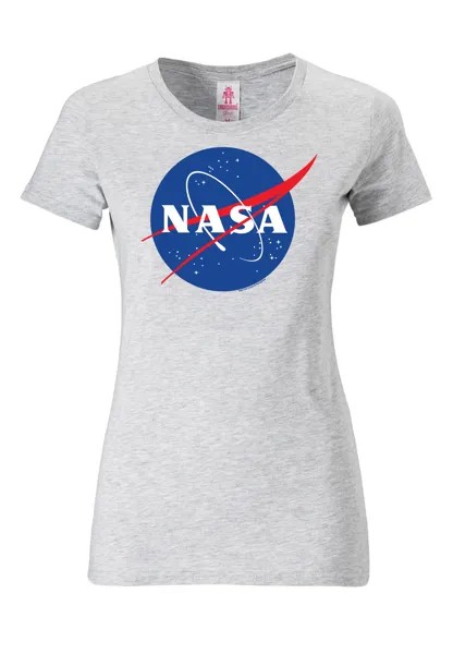 Футболка Logoshirt NASA, цвет grau-meliert