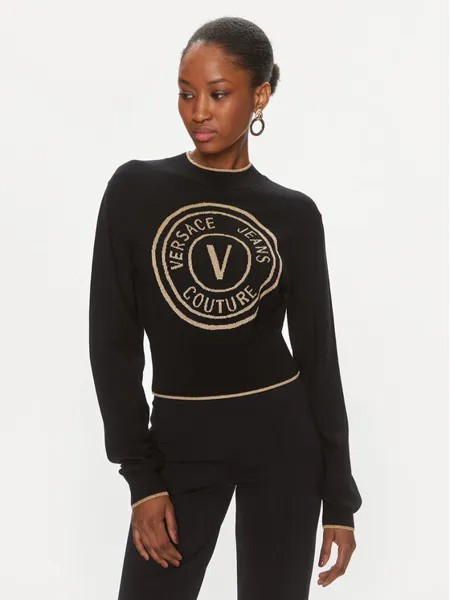 Свитер обычного кроя Versace Jeans Couture, черный