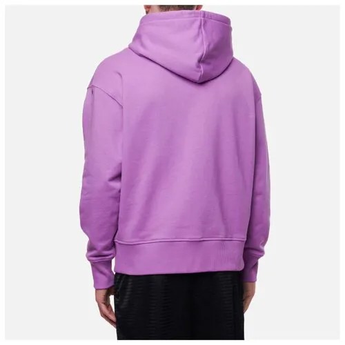 Мужская толстовка MSGM Micrologo Full Zip Hoodie фиолетовый , Размер L