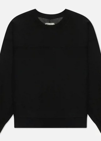 Женская толстовка Champion Reverse Weave Garment Dyed Crew Neck Regular Fit, цвет чёрный, размер M
