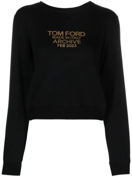 Толстовка с логотипом TOM FORD, черный