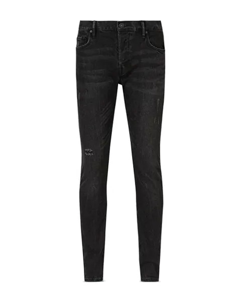 Джинсы узкого кроя в стиле рекс ALLSAINTS, цвет Black