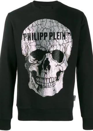 Philipp Plein толстовка с декором Skull