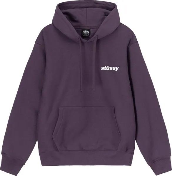 Худи Stussy Popsicle Hoodie 'Grape', фиолетовый