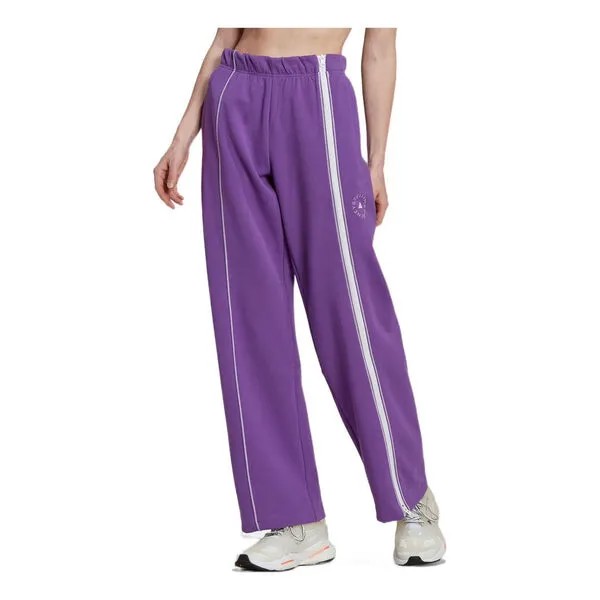 Штаны от stella mccartney, спортивные брюки bootcut Adidas, фиолетовый