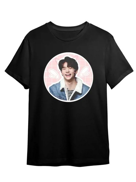 Футболка унисекс Каждому Своё Stray Kids/K-Pop/Корея MGSK23 черная L