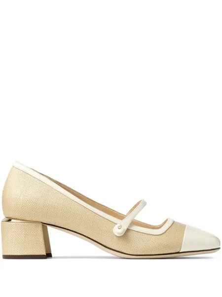 Jimmy Choo туфли Elisa 45, нейтральный цвет