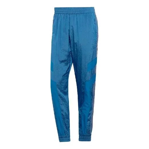 Спортивные штаны adidas originals Blue Version Series Side Stripe Loose Sports Pants, синий