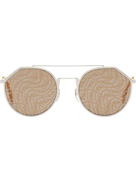 Fendi Eyewear солнцезащитные очки с монограммой