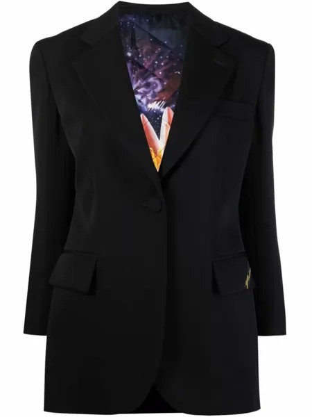 Lanvin однобортный пиджак, черный