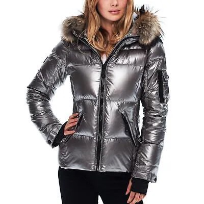 СЭМ. Женский пуховик Blake Silver Winter Puffer Insulted, верхняя одежда XS BHFO 2147