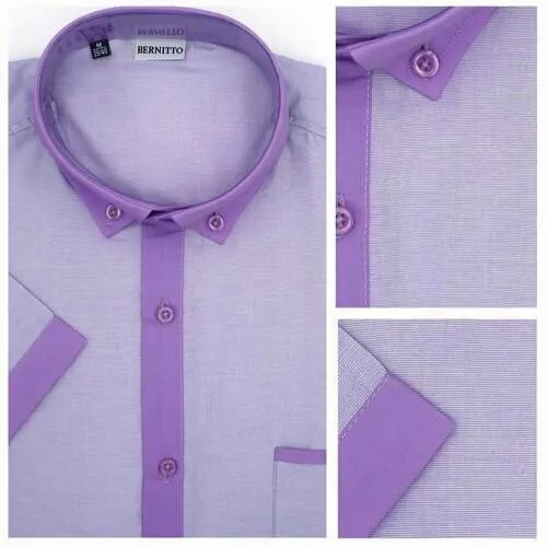 Рубашка Bernitto, размер L, фиолетовый