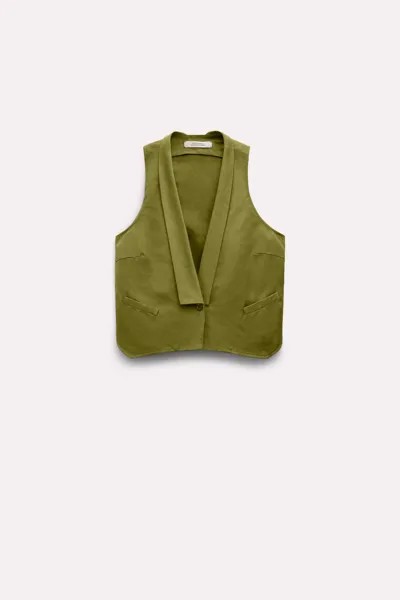 Жилет SLOUCHY COOLNESS Dorothee Schumacher, цвет olive green