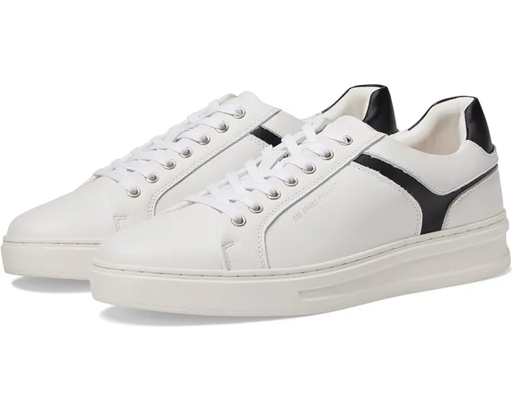 Кроссовки Steve Madden Mccord, цвет White/Black Leather