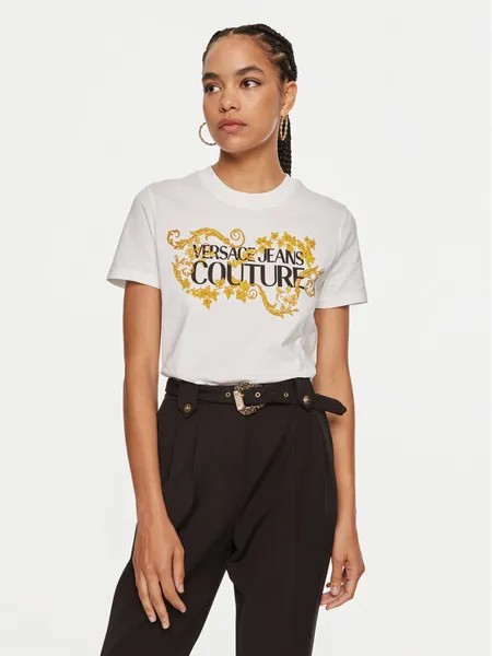 Футболка стандартного кроя Versace Jeans Couture, белый