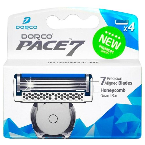Сменные кассеты Dorco Pace 7, 4 шт.