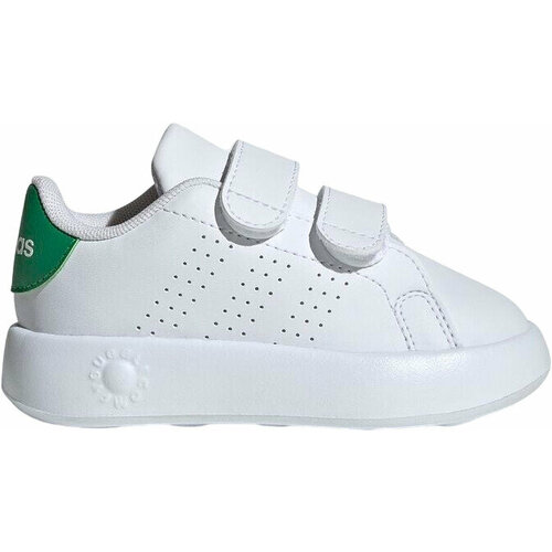 Кеды adidas, размер 24 EU, зеленый, белый