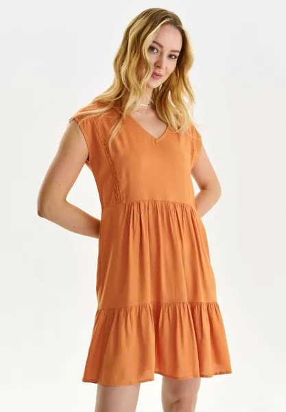 Летнее платье Top Secret, оранжевый