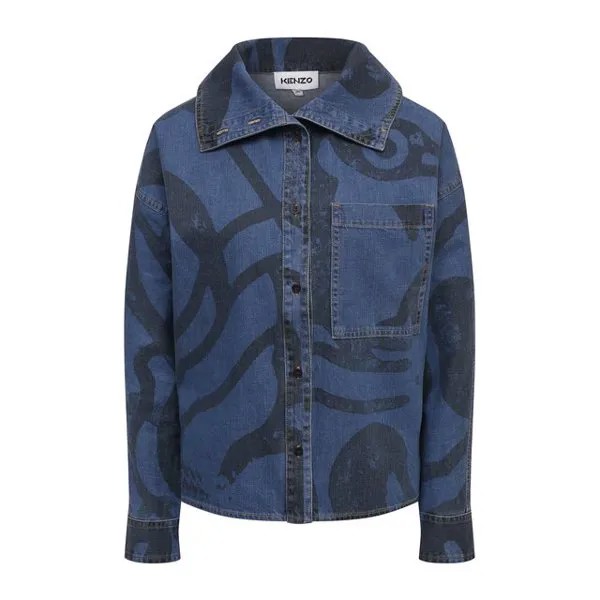 Джинсовая рубашка Kenzo