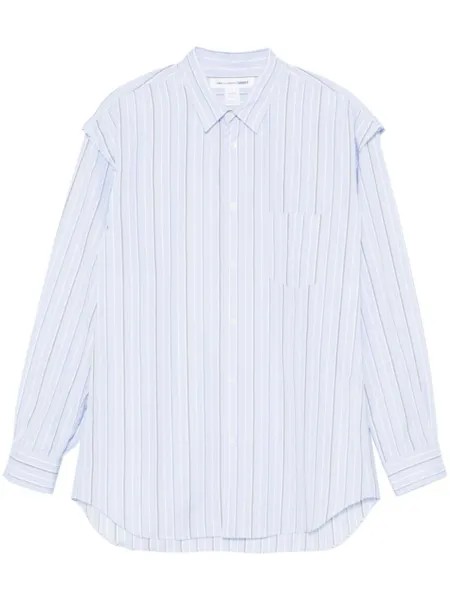Comme Des Garçons Shirt полосатая рубашка, синий