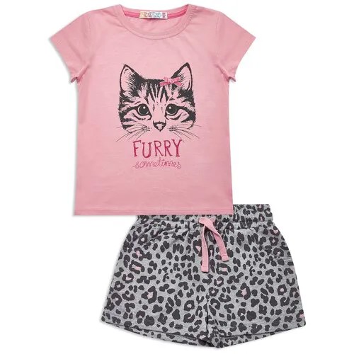 Комплект одежды Me & We, размер 110, розовый, серый