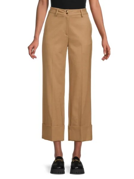 Широкие брюки Pantalone Love Moschino, цвет Rust Brown