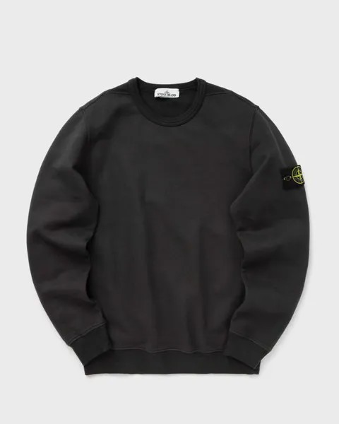 Свитер Stone Island Brushed Organic Cotton Fleece Crewneck, цвет lead grey