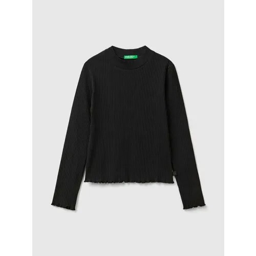 Водолазка UNITED COLORS OF BENETTON, размер 122, , чёрный