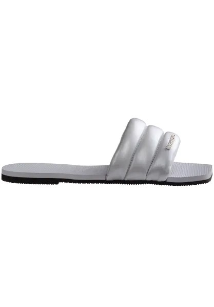 Тапочки You Milan Metallic Ice Havaianas, цвет ice grey