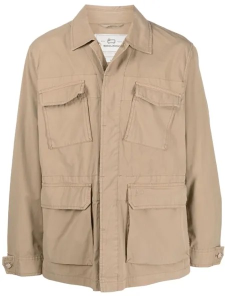 Woolrich куртка Crew Field, коричневый