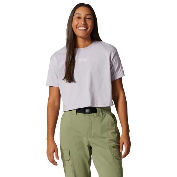 Футболка Mountain Hardwear MHW Logo Crop, фиолетовый
