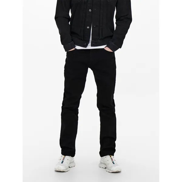 Джинсы Only & Sons Weft Regular Fit 2956, черный