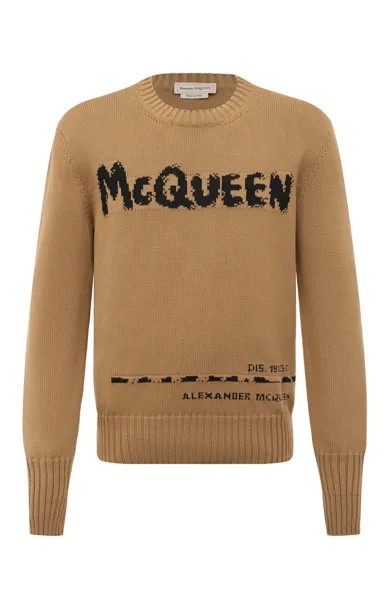 Хлопковый свитер Alexander McQueen