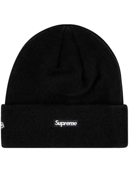 Supreme шапка бини S Logo из коллаборации с New Era